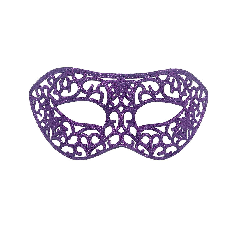 Máscaras de fiesta de Halloween máscaras de jazz retro máscaras de cabeza plana máscaras huecas máscaras antiquas de mitad de cara