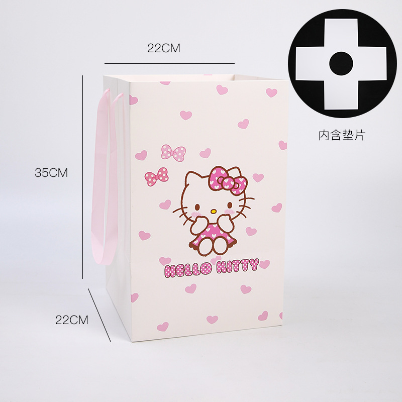 卓兰2025七夕情人节新款hello kitty包花硬卡纸纯色造型纸包装纸|undefined