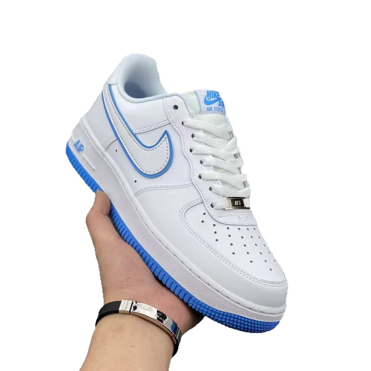 Zapatos de comercio exterior transfronterizo Putian AF1 Fuerza Aérea No. 1 blanco puro negro puro zapatos de patina baja para hombres y mujeres zapatos deportivos casuales