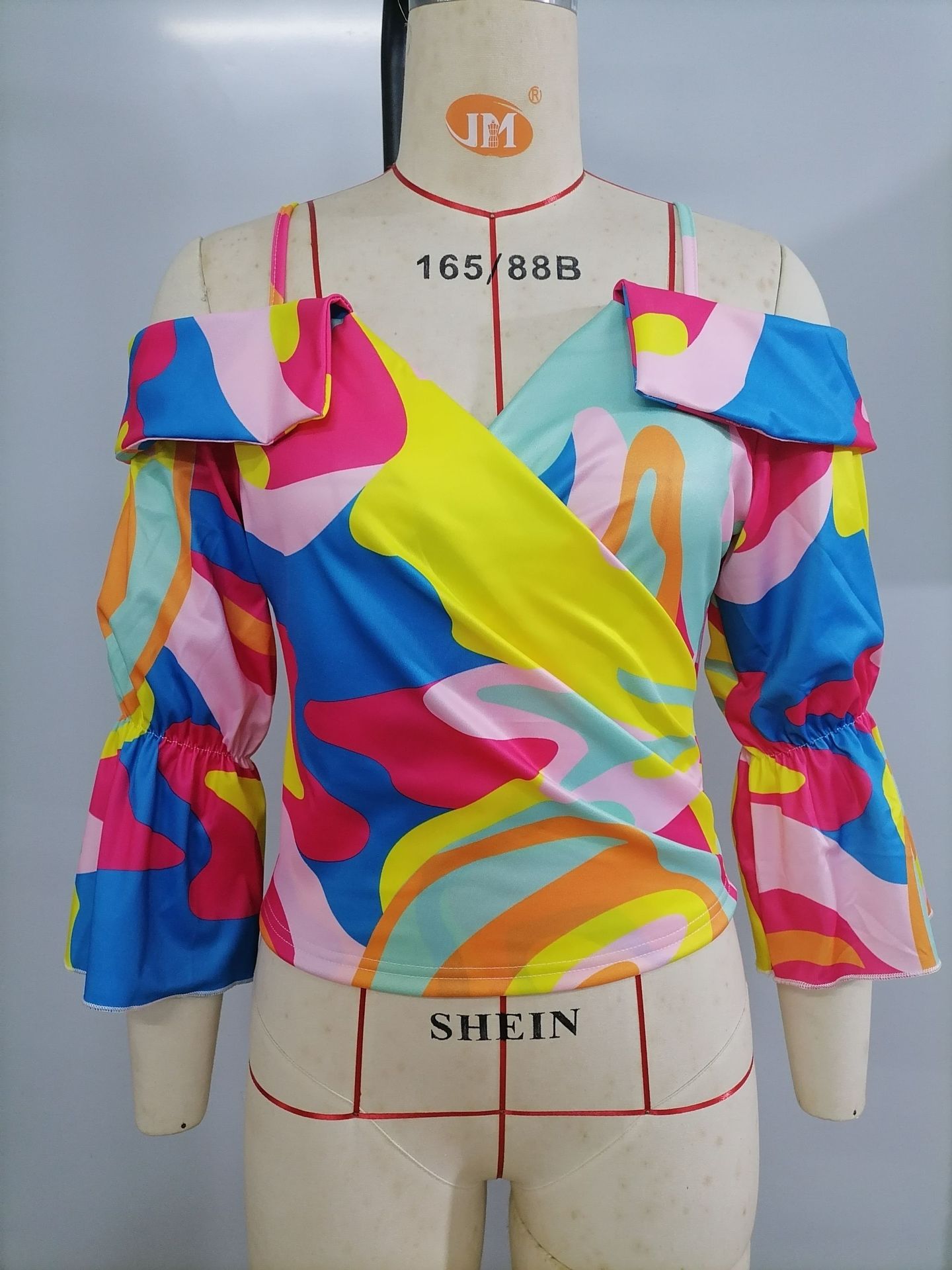Blouse Tops Type Wholesale Women's Vintage Style Printing Blouses