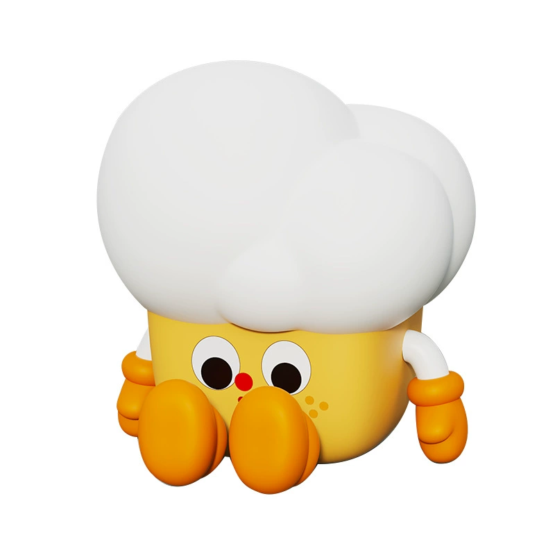 New popcorn silicone lamp USB holiday gift night light stall night market bedroom bedside sleeping night light
