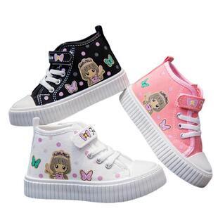 S 68933 Cartoon High Top Canvas Shoes ��ͯ����Ь