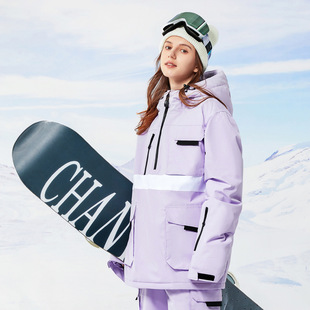 Men's Ski Suit Hoodie Winter cotton and thickening Warm Breathable Ski Suit Women's Snowboard Double Ski Equipment