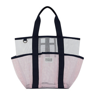 Mesh Portable Swimming Bag, Large Capacity, Bathing, Fitness and Toiletry, Multi-Pocket Mesh Swimsuit Storage, Travel Beach Bag