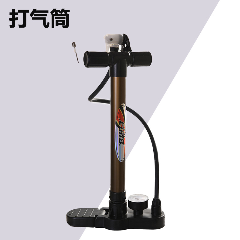 打气筒自行车家用通用高压泵电瓶车汽车充气筒篮球气管子CM-P305