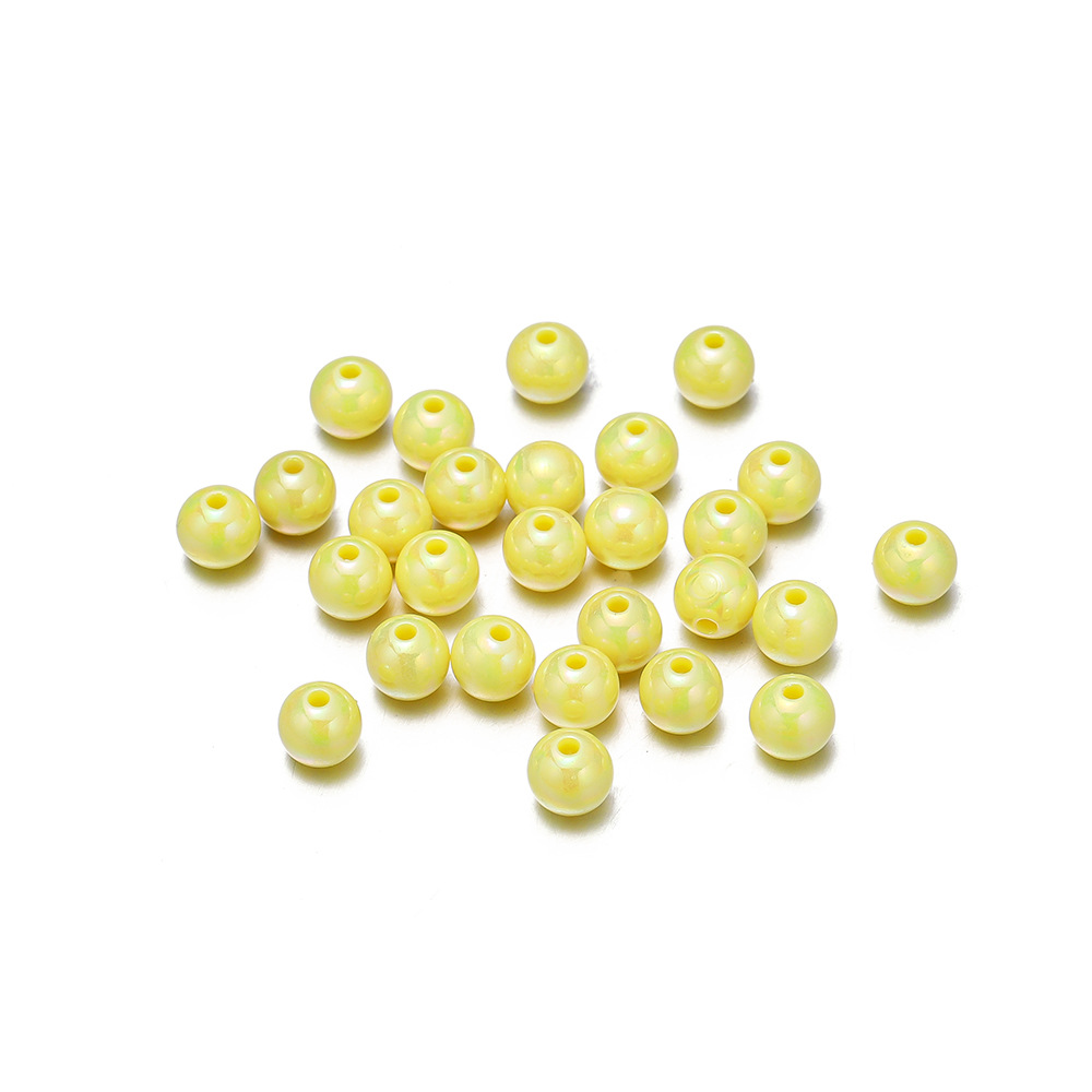 1 Set Diameter 10mm Diameter 6 Mm Diameter 8mm Hole 1~1.9mm Hole 2~2.9mm Arylic Round Polished Beads display picture 12