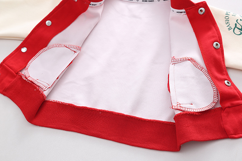 Kinder-Baseballanzug, Strickjacke, Herbst-Langarm-Freizeitsportbekleidung, Kinderkleidung, Baby-Set,_voghion.com