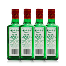 琅琊台52度大绿瓶白酒249mL* 4瓶装纯粮固态发酵高度浓香型光瓶酒