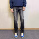 Daily Jeans Weila Men's Fashion Brand High Street Youth Four Seasons Cross-border Foreign Trade Slim-fit Straight Wear-resistant Trousers