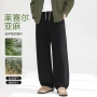 夏季男士直筒薄款亚麻裤