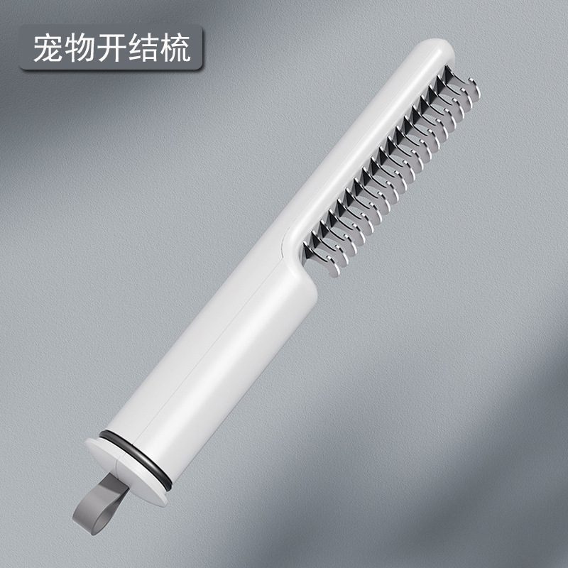Peine de pelo de perro, artefacto de limpieza de pelo de perro, peine de pelo dorado, peine especial, peine de depilación, peine de nudo abierto de gato, peine de mascota