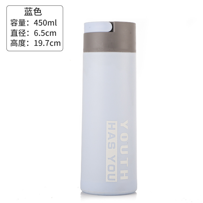 Taza de vidrio de doble capa multicolor, con funda de plástico sellada, para exteriores, negocios con logo.