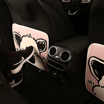 Decoration Cute Car Rear Seat – Chair back anti-kick pad