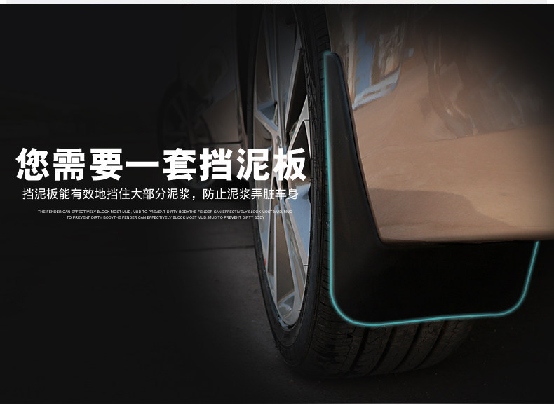 25 models of BMW 1 Series, 2 Series, 3 Series, GT5 Series, M Sport Luxury Package, X7, X6, X5, X4, X3, X2, X1 original factory mud flaps