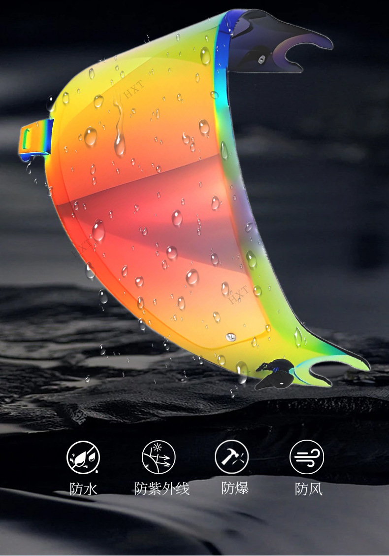 Sparta Lenses Are Compatible with the Shark Spartangt/Pro/Rs Helmet, Windproof and Waterproof
