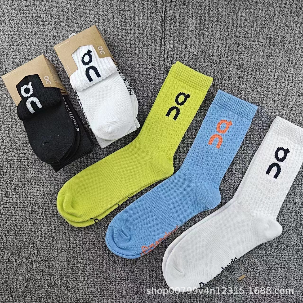 オンソックス 3足組 オンランニング カップルソックス ランニング 男女兼用 おしゃれソックス おしゃれ ミドルソックス スポーツ 吸汗性