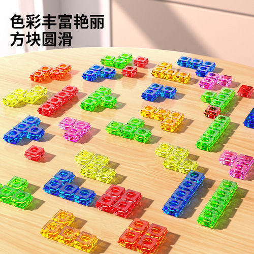 Woodpecker Tetris building block toy 3D three-dimensional puzzle early education children's educational Jenga toy wholesale