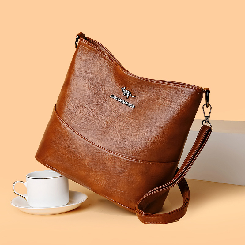 Borsa a spalla donna a scomparti borsa bucket minimalista_voghion.com