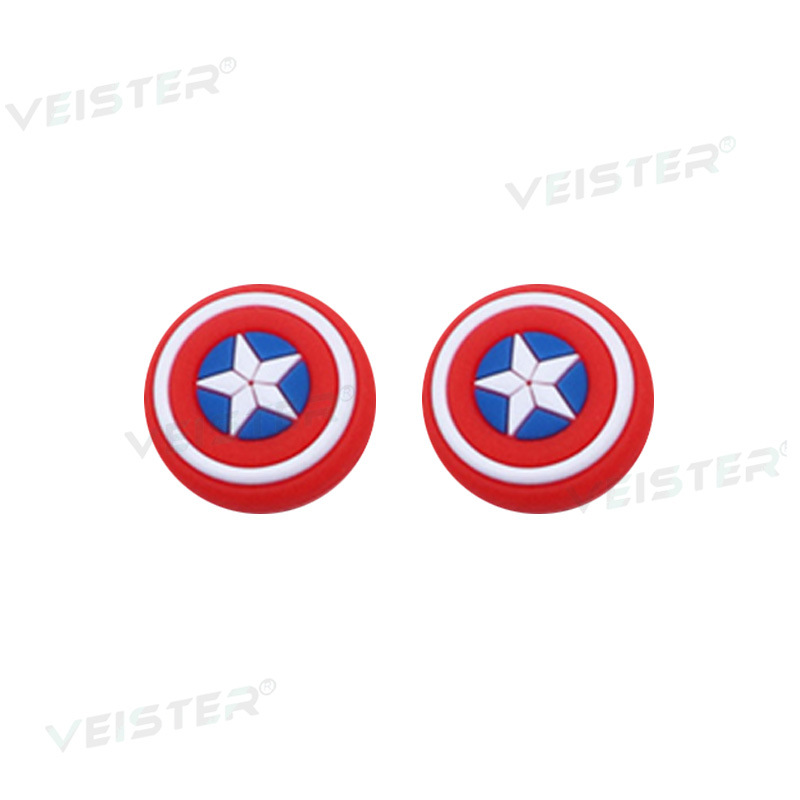 PS5/PS4 mango 3D gorras para manijas Juego de manijas funda de joystick gorras protectoras de teclas XBOX cabeza de hongo gorras de silicona