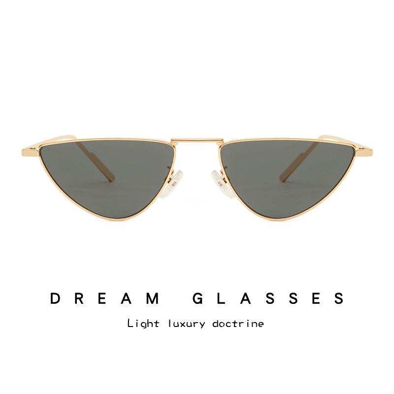 韓版個性潮人復古茶色太陽眼鏡2022男女墨鏡防紫外線sunglasses