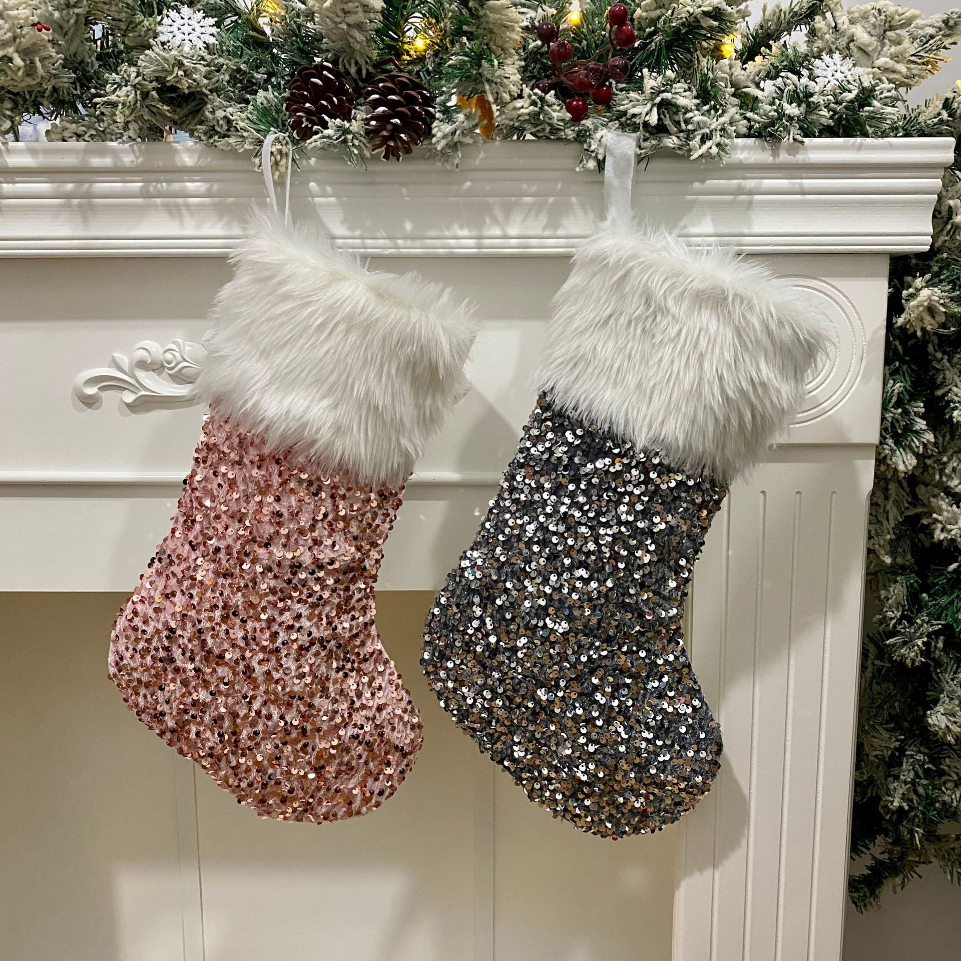 Christmas Simple Style Sock Cloth Indoor Party Decorative Props display picture 3