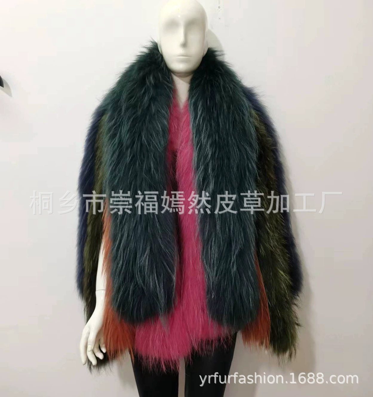 [YR208 貉子编织围巾好品质外贸订单尾货每色一条]