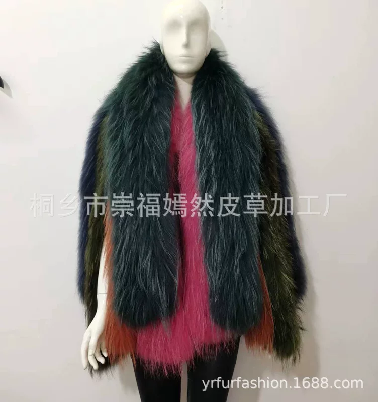 [YR208 貉子编织围巾好品质外贸订单尾货每色一条]