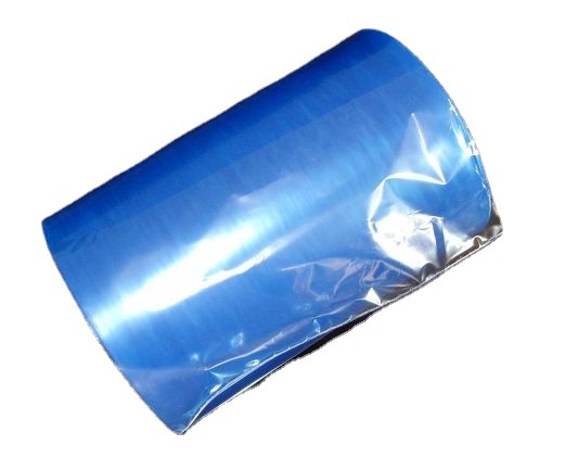 现货优惠供应蓝色PE静电膜（高洁净度）晶点水波纹少