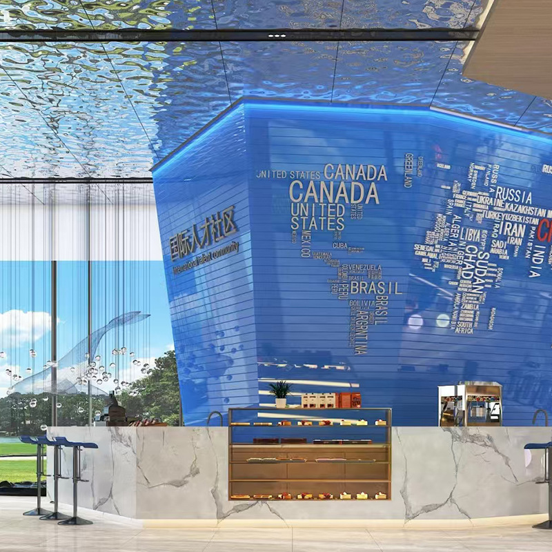 bfom生态树脂板厂家 树脂板透光板屏风隔断面板生态树脂亚克力板