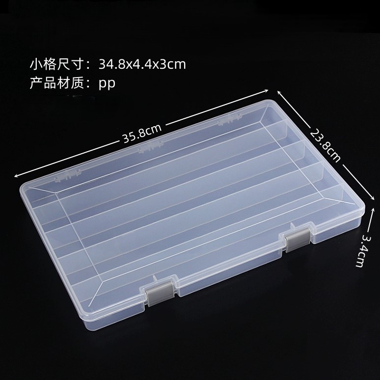 tornillo herramienta de piezas de hardware transparente pp caja divisoria caja de piezas electrónicas de plástico directo fábrica