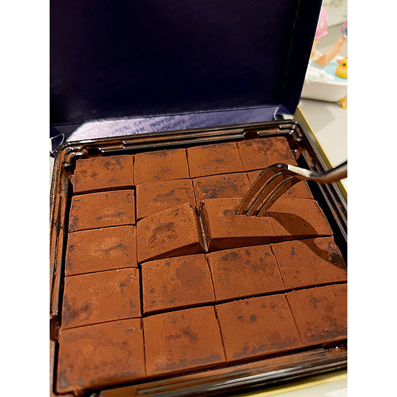 紫博士熔岩日式生巧黑巧克力纯可可脂松露礼盒装送女友生日礼物