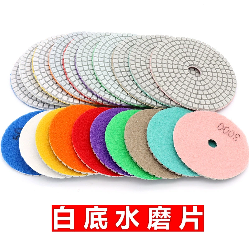 Водяной шлифовальный диск 80 100 мм Мраморный водяной шлифовальный диск/каменный водяной шлифовальный диск/ремонтный диск/Алмазный Мягкий шлифовальный диск