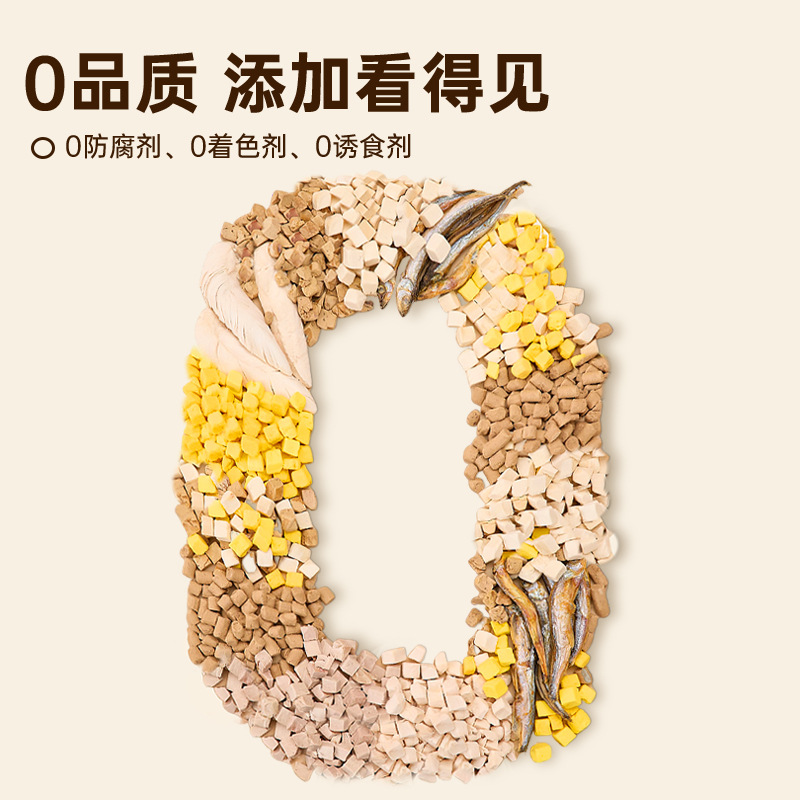 Nueva lata de pollo liofilizado, pechuga de pollo, pato, pescado de primavera, yema de huevo, codorniz, bocadillos para mascotas, boutique al por mayor