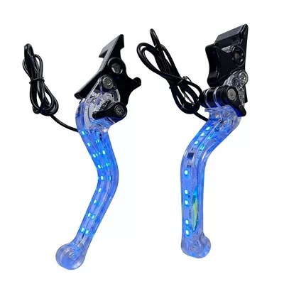 Motorcycle LED lighted brake Motosiklet ləvazimatları və aksesuarları - blue