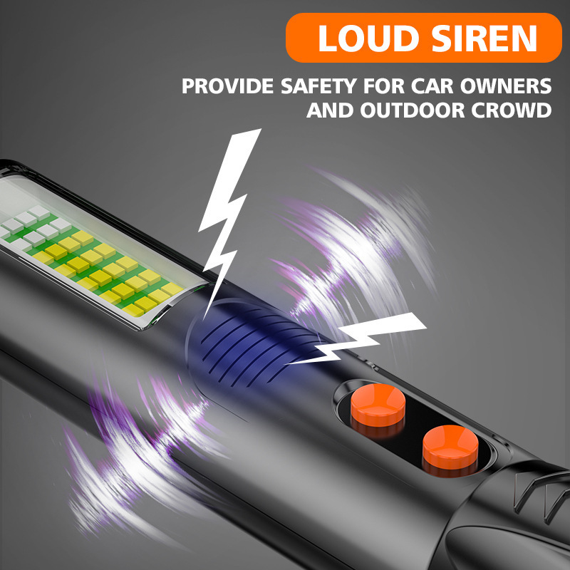 Linterna de luz fuerte de emergencia contra incendios de seguridad multifunción seis en uno Banco de energía de iluminación portátil para exteriores