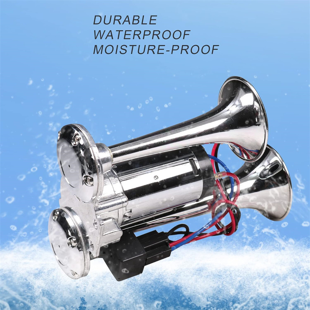 Electronically controlled air horn double tube air horn 360MM 300MM 12v/24V YN-E022