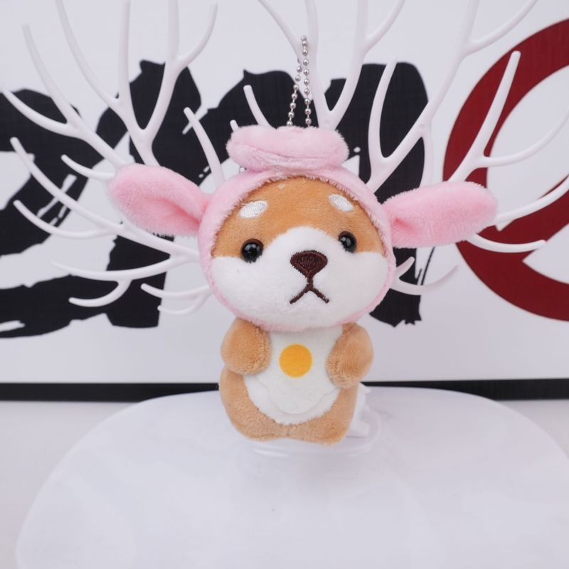 小さな柴犬のぬいぐるみのかばんストラップins人形キーホルダーストラップかわいい人形人形人形バッグストラップ|undefined