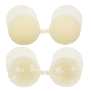 New Silicone Breast Patch for Women, Anti-Exposure Wedding Dress Sling, Small Breast Push-Up, Large and Thin Solid Breathable Hole Breast