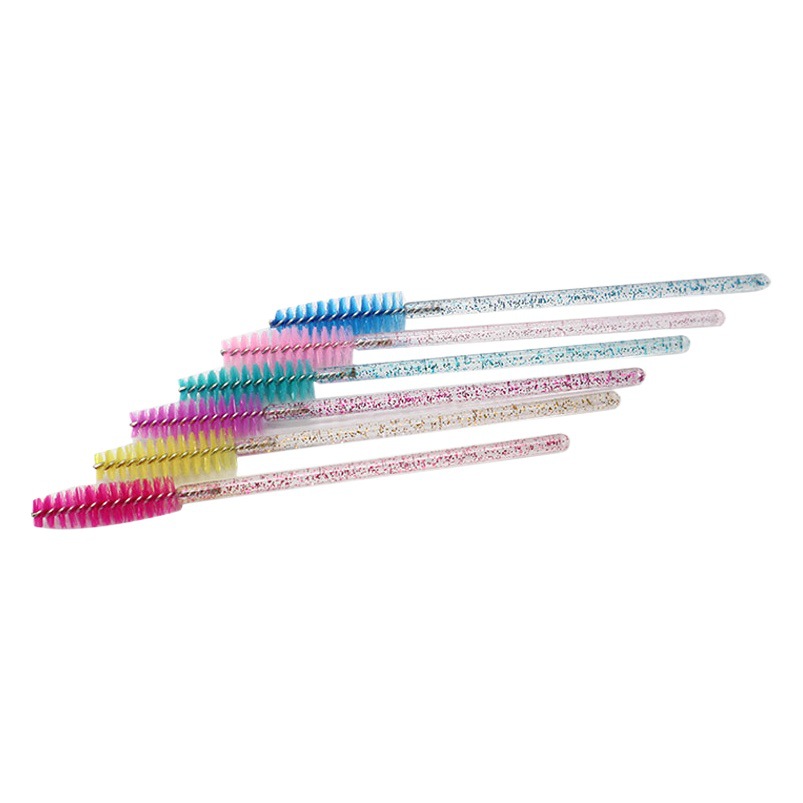 Varilla de cristal desechable, cepillo para pestañas, peine para pestañas, cepillo para pestañas portátil, peine para cejas, cepillo de maquillaje, herramientas de belleza al por mayor