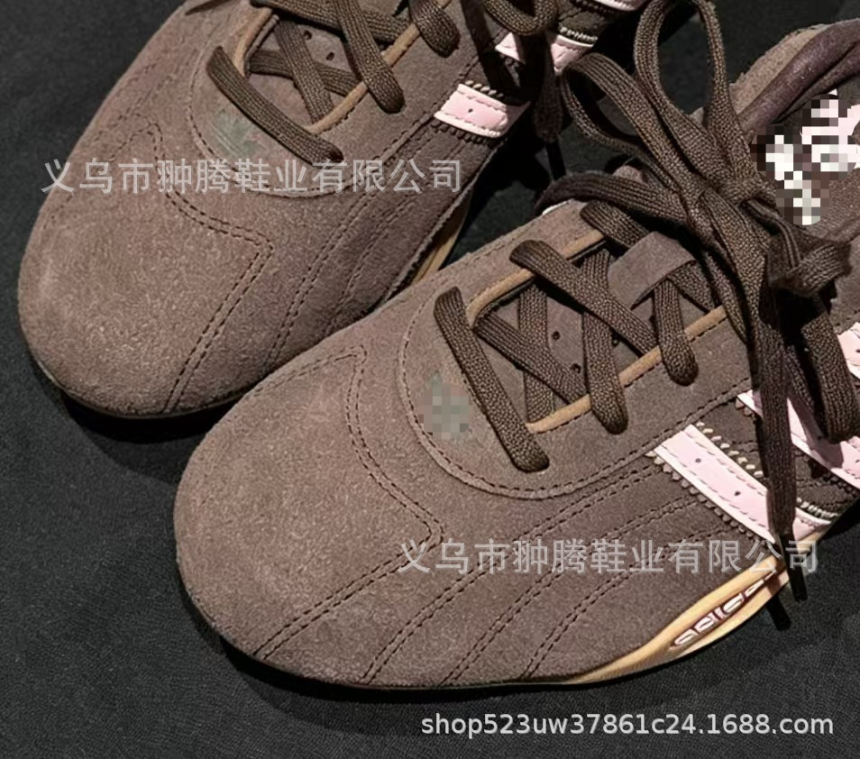 Racing shoes brown powder (high version)