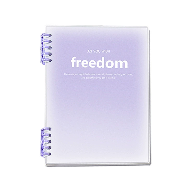 Loose-Leaf Notebook A5/A4/B5, Gradient Cover, Tear-Off 60 Sheets, Student Spiral Notebook