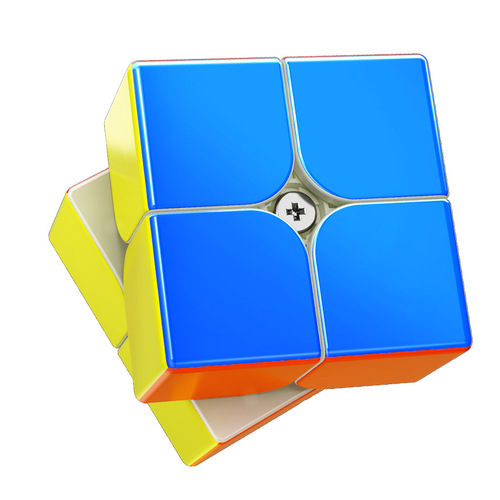 Demonic Culture RS2M Second Generation Evolution Edition Magnetic Level 2 Color Professional Competition Rubik's Cube Children's Educational Toy