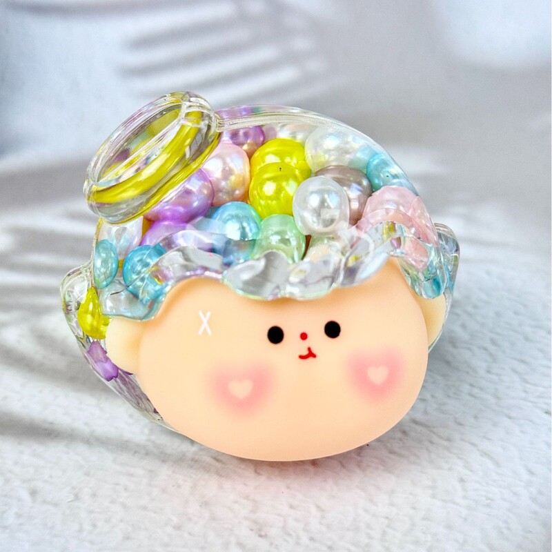 抖音爆款法师同款天使头盲盒入油流沙公仔手办桌面摆件装饰品批发|undefined