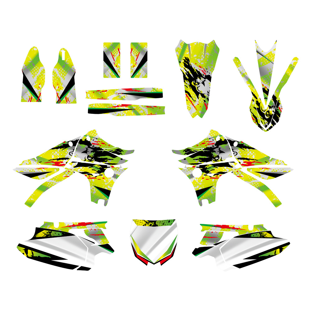 Pegatinas gráficas para motocicletas para 2010 - 2013 Yamaha YZ450F YZ450F YZF 450