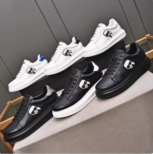 European Genuine Leather 2025 New Men's Shoes High-End Casual Shoes Thick-Soled Fashion Sneakers Trendy White Shoes European Genuine Leather 2025 New Men's Shoes High-End Casual Shoes Thick-Soled Fashion Sneakers Trendy White Shoes