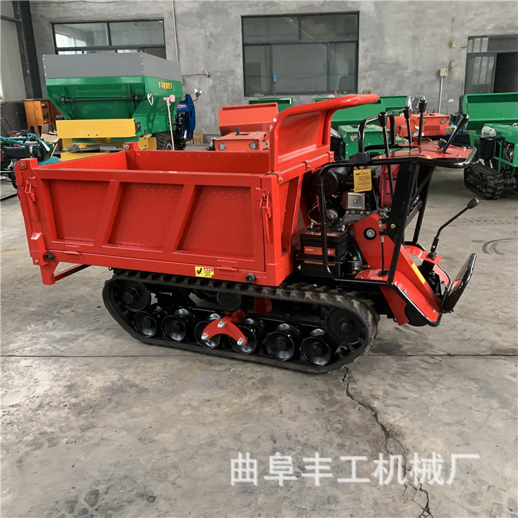 全地形履带运输车工程搬运车山地丘陵地果园茶园小型自卸车升降车