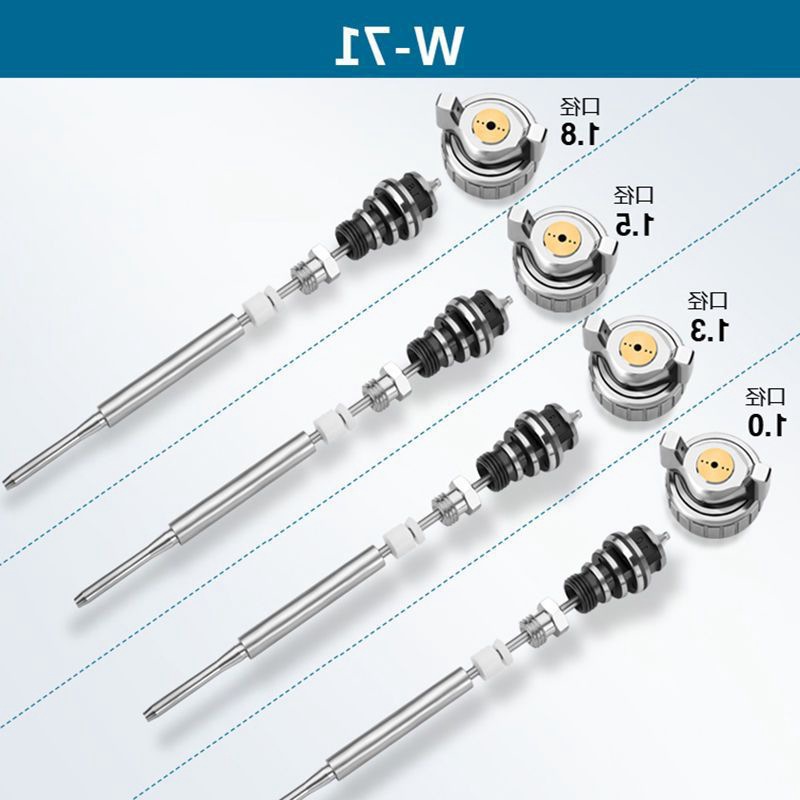 Original spray gun - paint gun spray gun needle mouth cap pressure feeding three-piece set accessories atomization cap