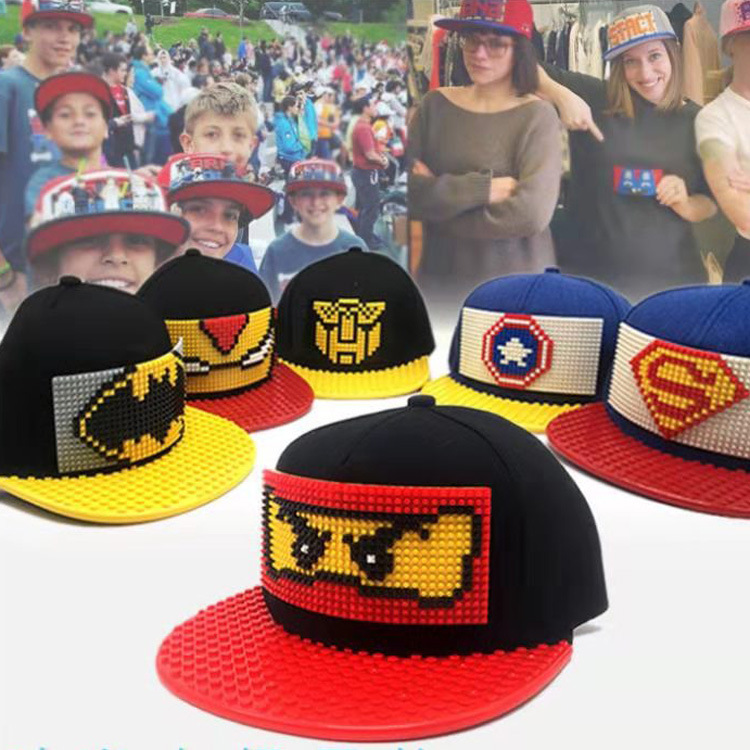 Baseball Cap Snapback Panels Krempen und DIY Bausteine für Hut Zubehör für die Montage hand gefertigt – Detail 1