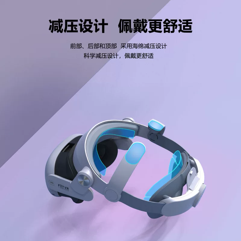 T302 Elite head wearing adaptive Meta Quest 3/3S headset Q3/Q3S decompression design is more adapted