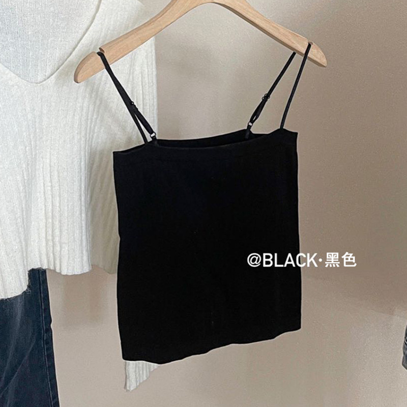 Contraste de color rayado Punto Belleza espalda camisola montaña fija las mujeres interior y exterior desgaste bottoming chaleco Delgado